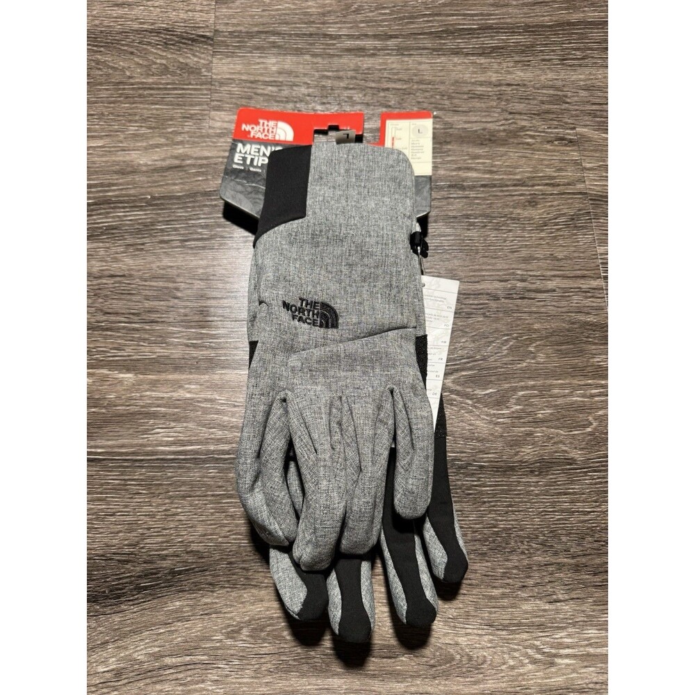 The North Face Mens Apex Insulated Etip Gloves Large Gray New